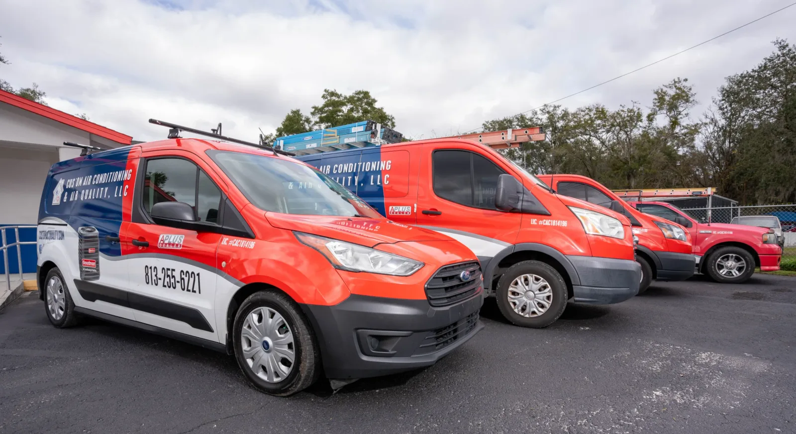 Custom Air Conditioning & Air Quality team at work