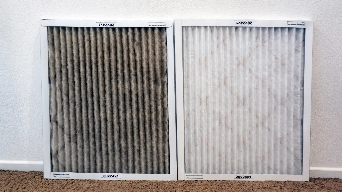air filters clean vs dirty
