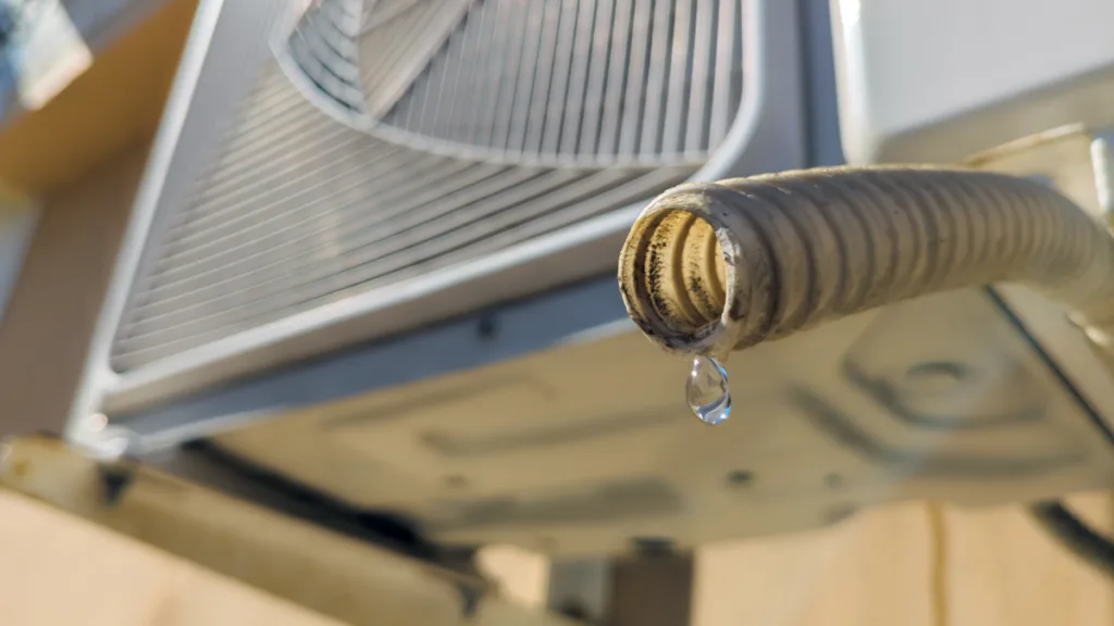 Clogged hvac drain line