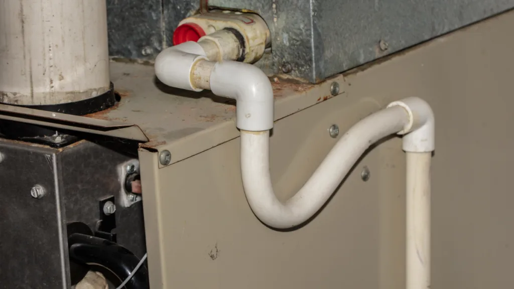 Clogged hvac drain line