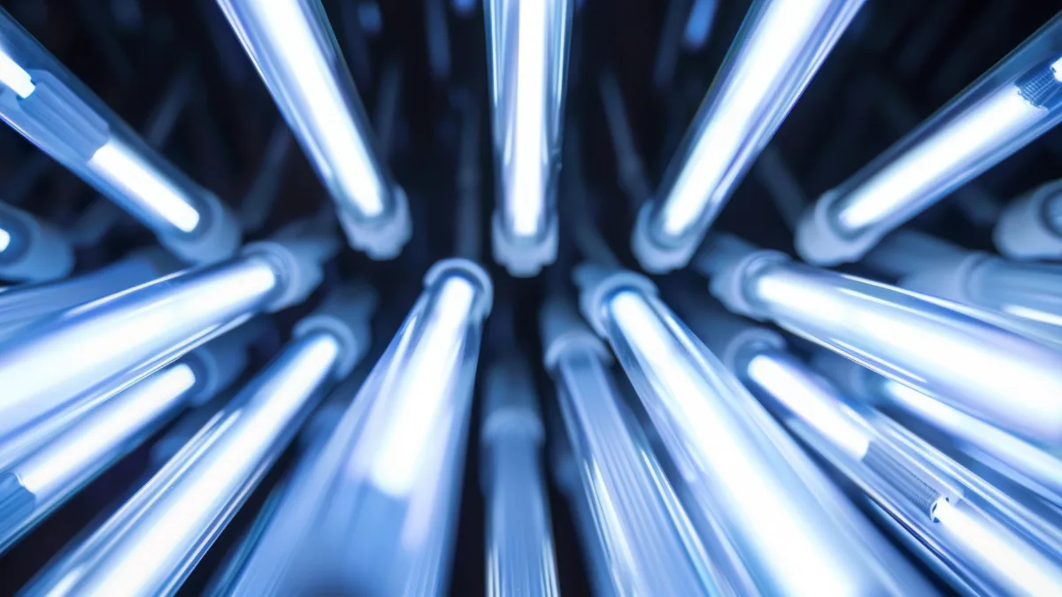 Hvac uv lights disinfecting the air